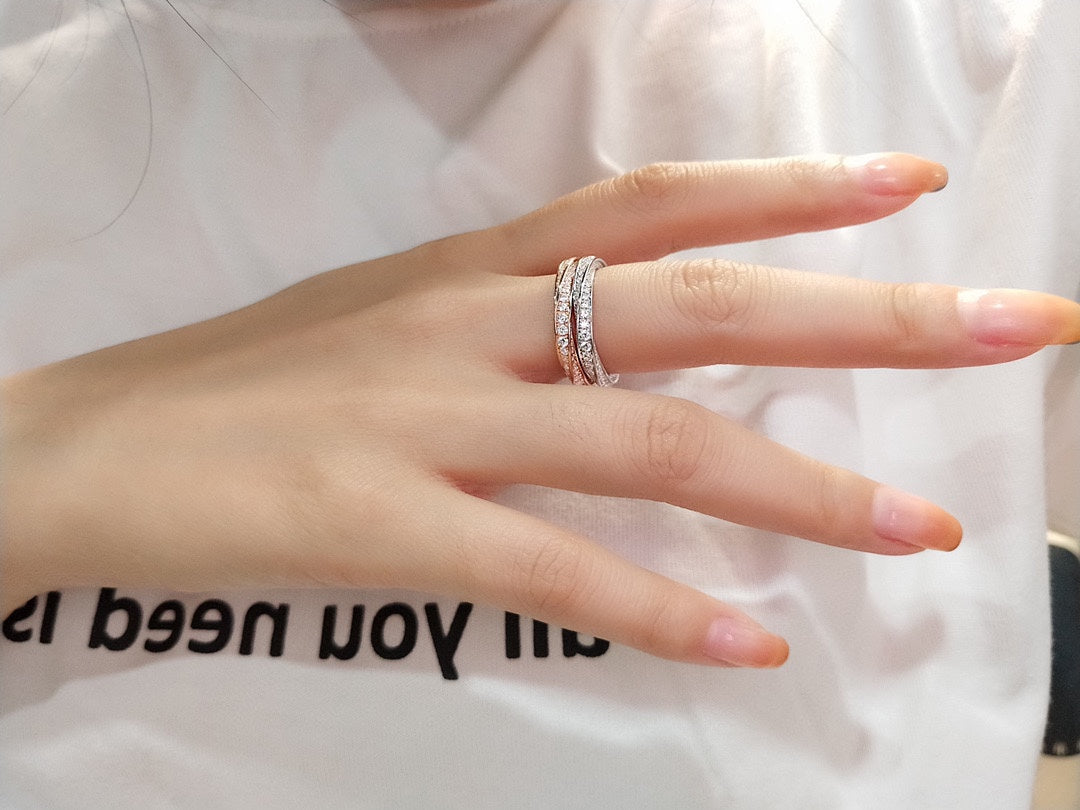 [Hevara Jewelry]SPIRAL DIAMOND RING
