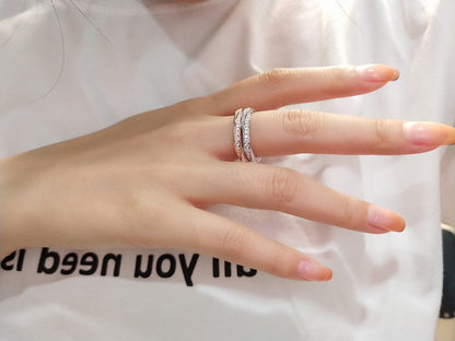 [Hevara Jewelry]SPIRAL DIAMOND RING