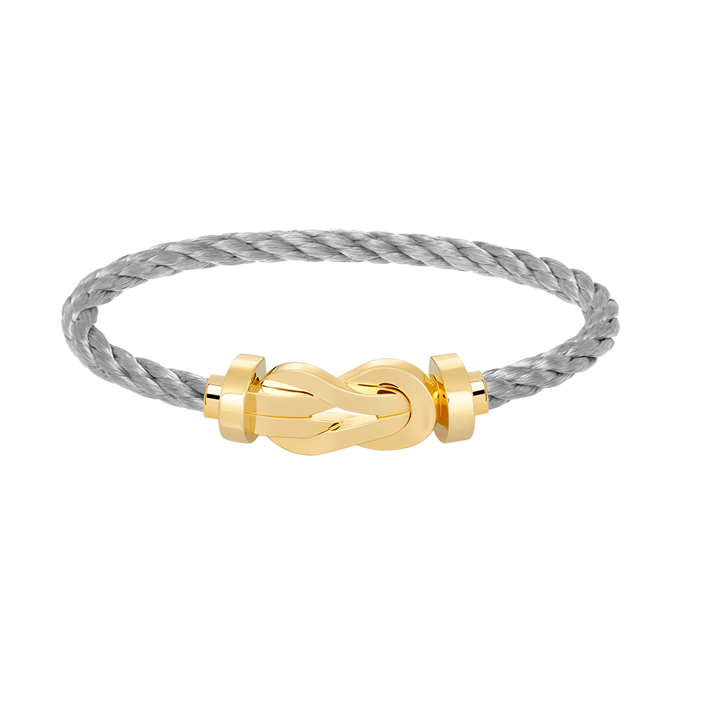 [⭐Hevara Jewelry]CHANCE LARGE 8 FIGURE BUCKLE NO DIAMOND BRACELET GOLD