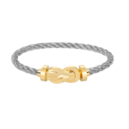 [⭐Hevara Jewelry]CHANCE LARGE 8 FIGURE BUCKLE NO DIAMOND BRACELET GOLD