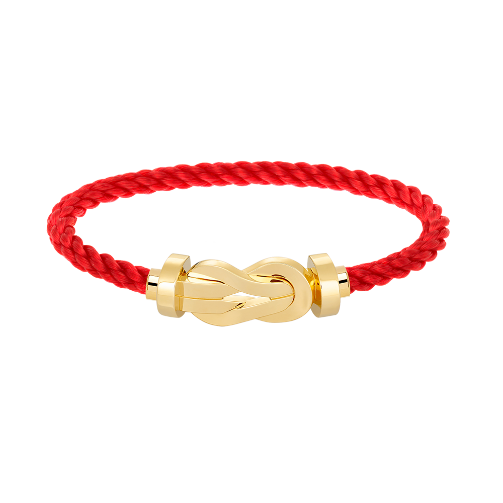 [⭐Hevara Jewelry]CHANCE LARGE 8 FIGURE BUCKLE NO DIAMOND BRACELET GOLD