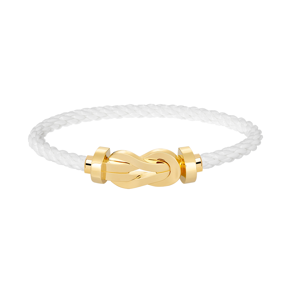 [⭐Hevara Jewelry]CHANCE LARGE 8 FIGURE BUCKLE NO DIAMOND BRACELET GOLD