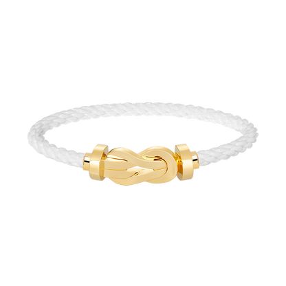 [⭐Hevara Jewelry]CHANCE LARGE 8 FIGURE BUCKLE NO DIAMOND BRACELET GOLD