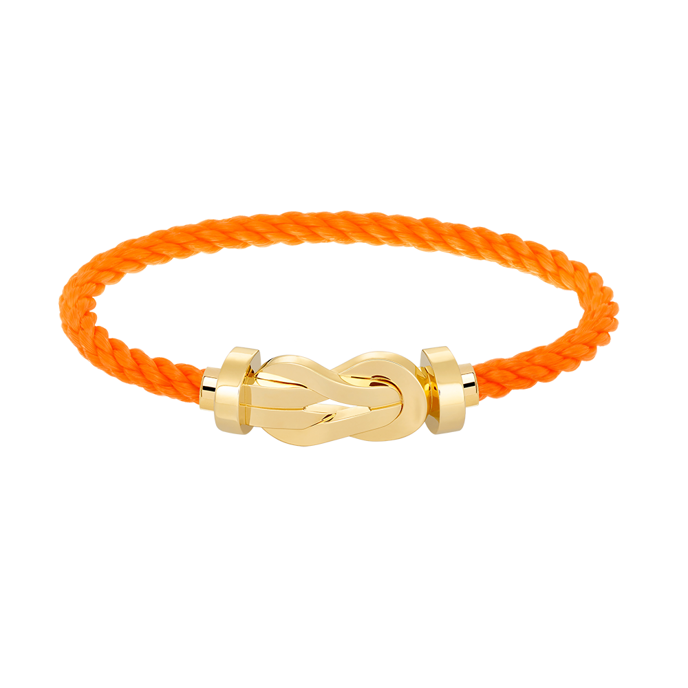 [⭐Hevara Jewelry]CHANCE LARGE 8 FIGURE BUCKLE NO DIAMOND BRACELET GOLD