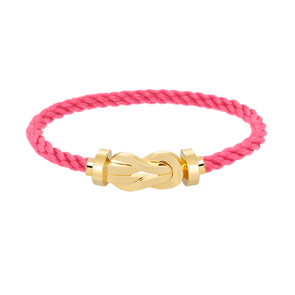 [⭐Hevara Jewelry]CHANCE LARGE 8 FIGURE BUCKLE NO DIAMOND BRACELET GOLD