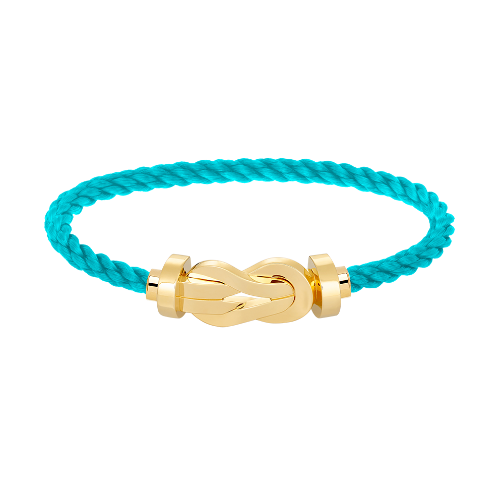 [⭐Hevara Jewelry]CHANCE LARGE 8 FIGURE BUCKLE NO DIAMOND BRACELET GOLD