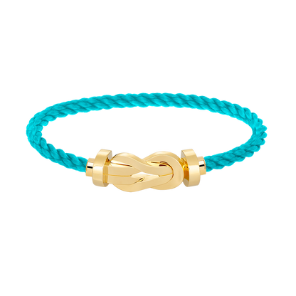 [⭐Hevara Jewelry]CHANCE LARGE 8 FIGURE BUCKLE NO DIAMOND BRACELET GOLD