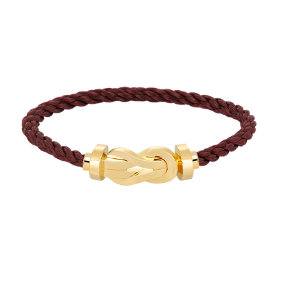 [⭐Hevara Jewelry]CHANCE LARGE 8 FIGURE BUCKLE NO DIAMOND BRACELET GOLD