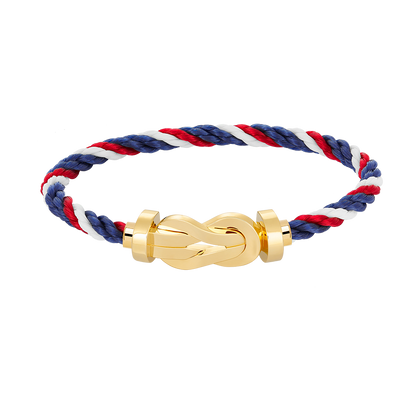 [⭐Hevara Jewelry]CHANCE LARGE 8 FIGURE BUCKLE NO DIAMOND BRACELET GOLD