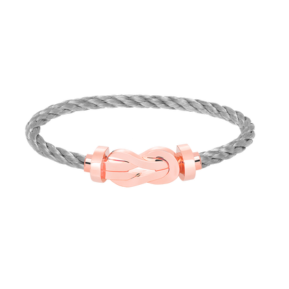 [⭐Hevara Jewelry]CHANCE LARGE 8 FIGURE BUCKLE NO DIAMOND BRACELET ROSE GOLD