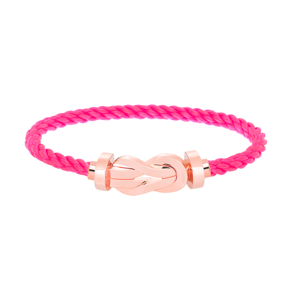 [⭐Hevara Jewelry]CHANCE LARGE 8 FIGURE BUCKLE NO DIAMOND BRACELET ROSE GOLD