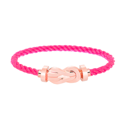[⭐Hevara Jewelry]CHANCE LARGE 8 FIGURE BUCKLE NO DIAMOND BRACELET ROSE GOLD