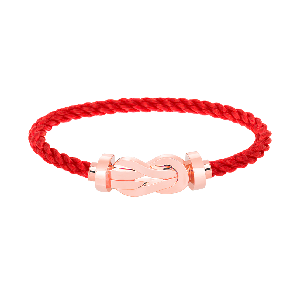 [⭐Hevara Jewelry]CHANCE LARGE 8 FIGURE BUCKLE NO DIAMOND BRACELET ROSE GOLD