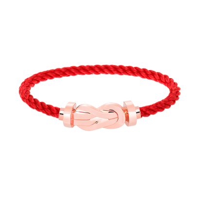 [⭐Hevara Jewelry]CHANCE LARGE 8 FIGURE BUCKLE NO DIAMOND BRACELET ROSE GOLD