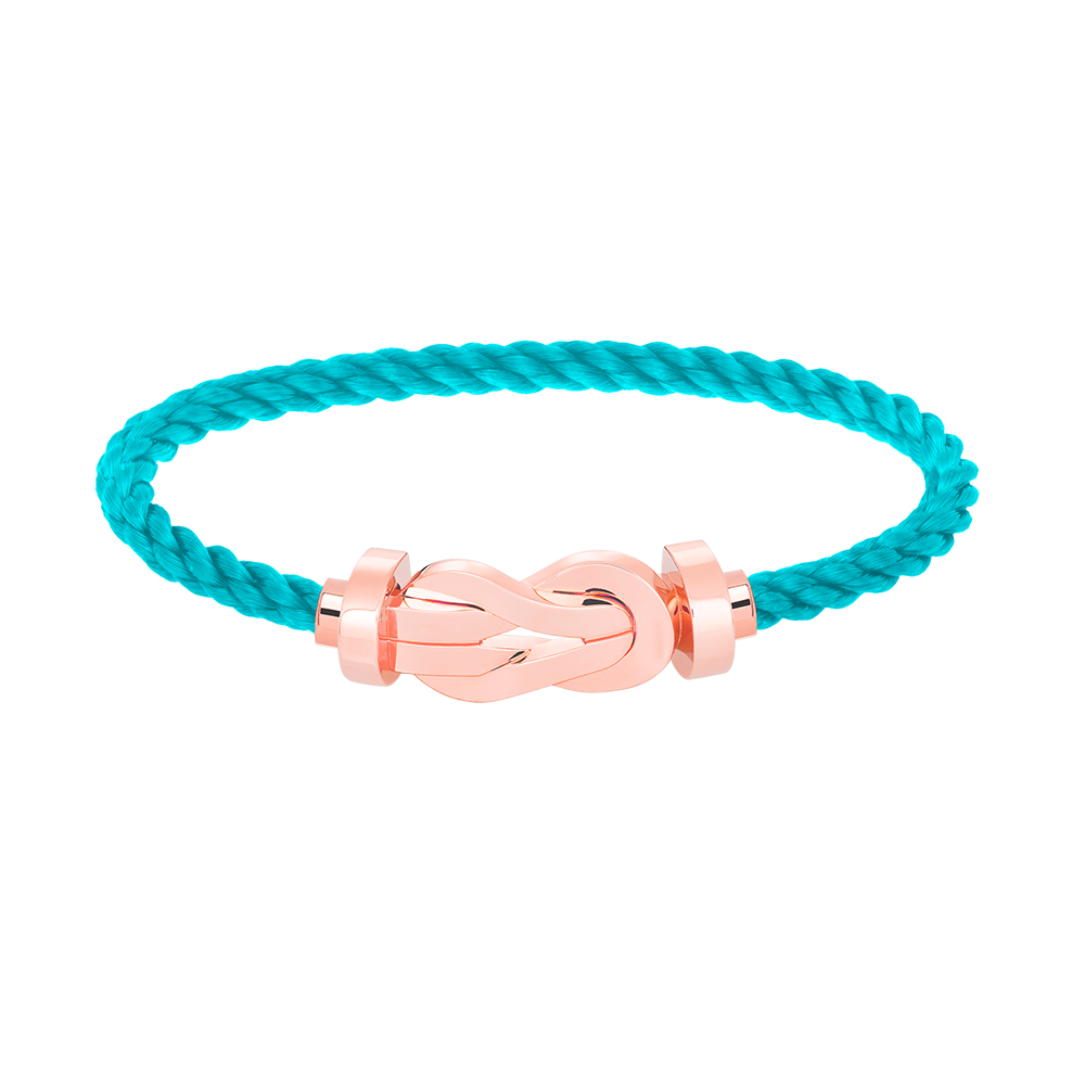 [⭐Hevara Jewelry]CHANCE LARGE 8 FIGURE BUCKLE NO DIAMOND BRACELET ROSE GOLD