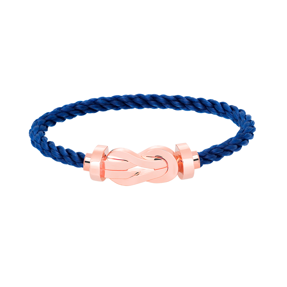 [⭐Hevara Jewelry]CHANCE LARGE 8 FIGURE BUCKLE NO DIAMOND BRACELET ROSE GOLD