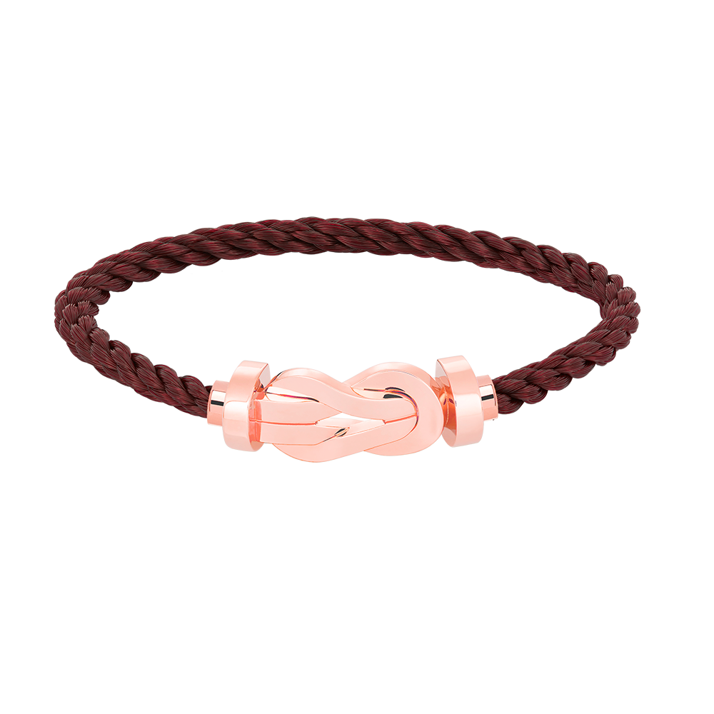 [⭐Hevara Jewelry]CHANCE LARGE 8 FIGURE BUCKLE NO DIAMOND BRACELET ROSE GOLD