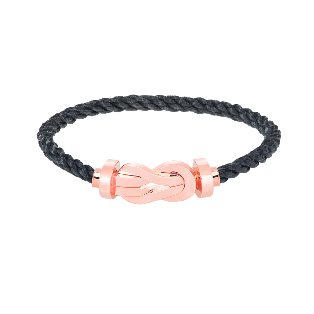 [⭐Hevara Jewelry]CHANCE LARGE 8 FIGURE BUCKLE NO DIAMOND BRACELET ROSE GOLD