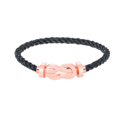 [⭐Hevara Jewelry]CHANCE LARGE 8 FIGURE BUCKLE NO DIAMOND BRACELET ROSE GOLD