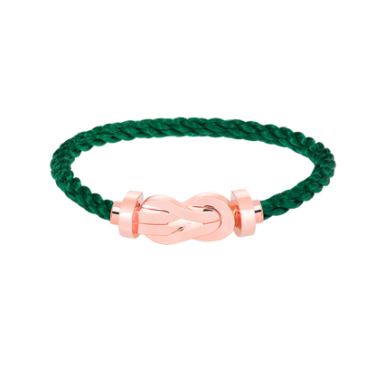 [⭐Hevara Jewelry]CHANCE LARGE 8 FIGURE BUCKLE NO DIAMOND BRACELET ROSE GOLD