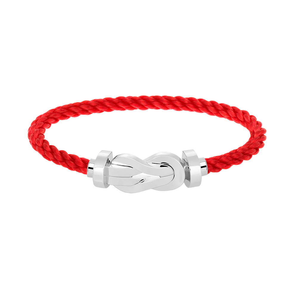 [⭐Hevara Jewelry]CHANCE LARGE 8 FIGURE BUCKLE NO DIAMOND BRACELET SILVER