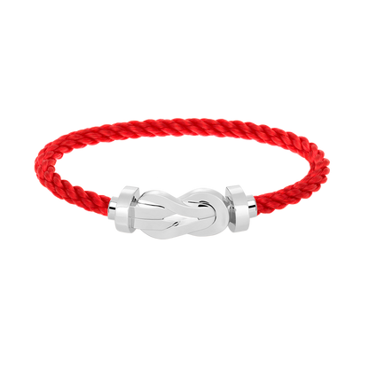 [⭐Hevara Jewelry]CHANCE LARGE 8 FIGURE BUCKLE NO DIAMOND BRACELET SILVER