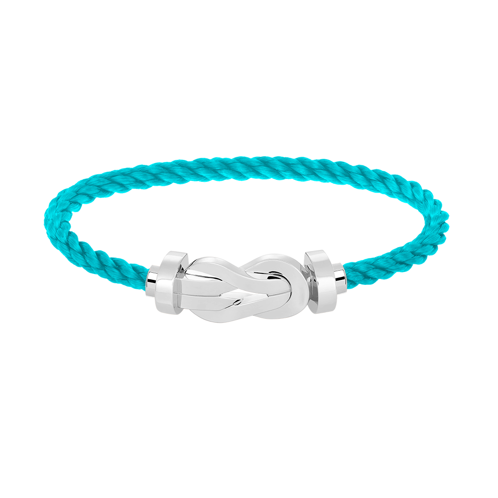 [⭐Hevara Jewelry]CHANCE LARGE 8 FIGURE BUCKLE NO DIAMOND BRACELET SILVER