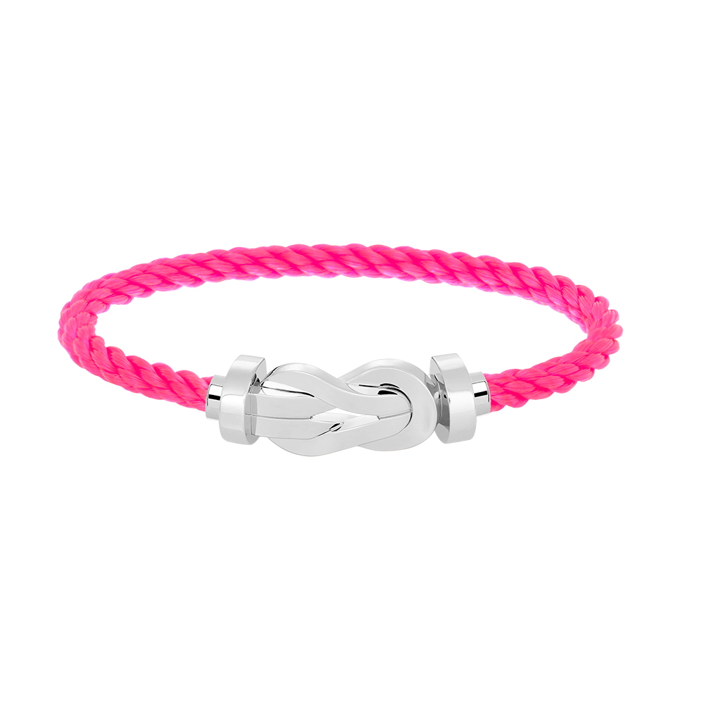 [⭐Hevara Jewelry]CHANCE LARGE 8 FIGURE BUCKLE NO DIAMOND BRACELET SILVER