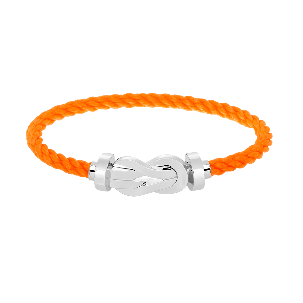 [⭐Hevara Jewelry]CHANCE LARGE 8 FIGURE BUCKLE NO DIAMOND BRACELET SILVER