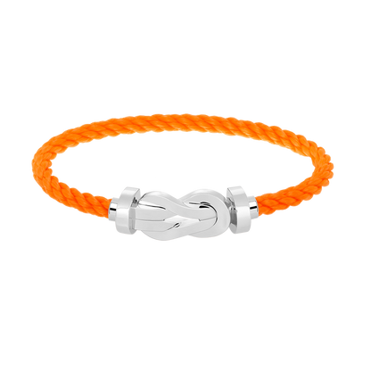 [⭐Hevara Jewelry]CHANCE LARGE 8 FIGURE BUCKLE NO DIAMOND BRACELET SILVER