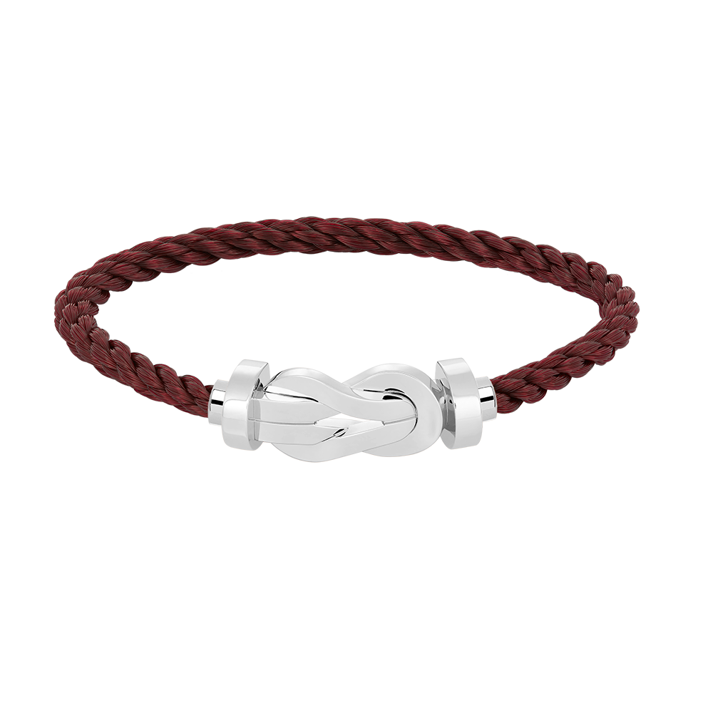 [⭐Hevara Jewelry]CHANCE LARGE 8 FIGURE BUCKLE NO DIAMOND BRACELET SILVER