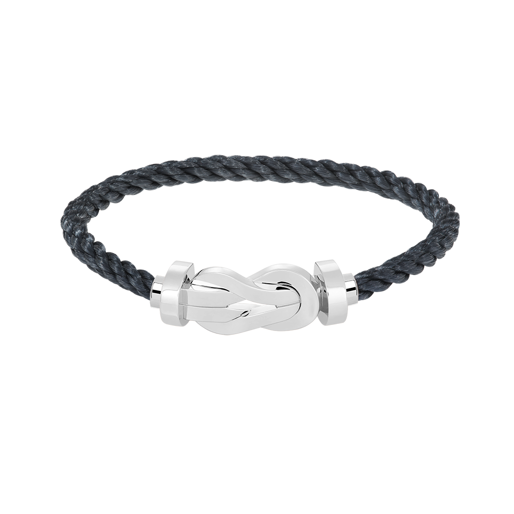 [⭐Hevara Jewelry]CHANCE LARGE 8 FIGURE BUCKLE NO DIAMOND BRACELET SILVER