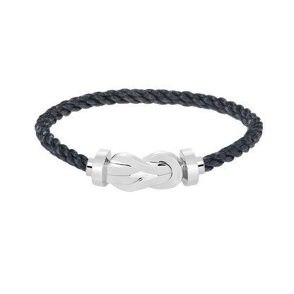 [⭐Hevara Jewelry]CHANCE LARGE 8 FIGURE BUCKLE NO DIAMOND BRACELET SILVER
