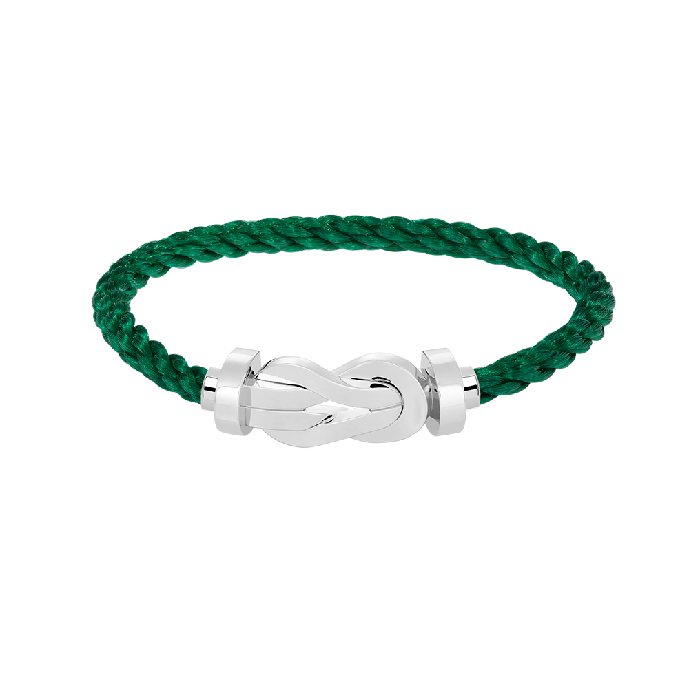 [⭐Hevara Jewelry]CHANCE LARGE 8 FIGURE BUCKLE NO DIAMOND BRACELET SILVER