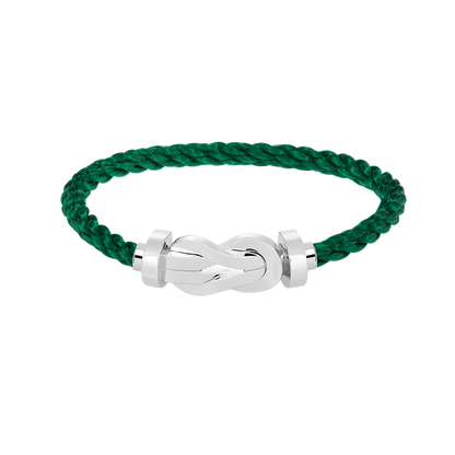 [⭐Hevara Jewelry]CHANCE LARGE 8 FIGURE BUCKLE NO DIAMOND BRACELET SILVER