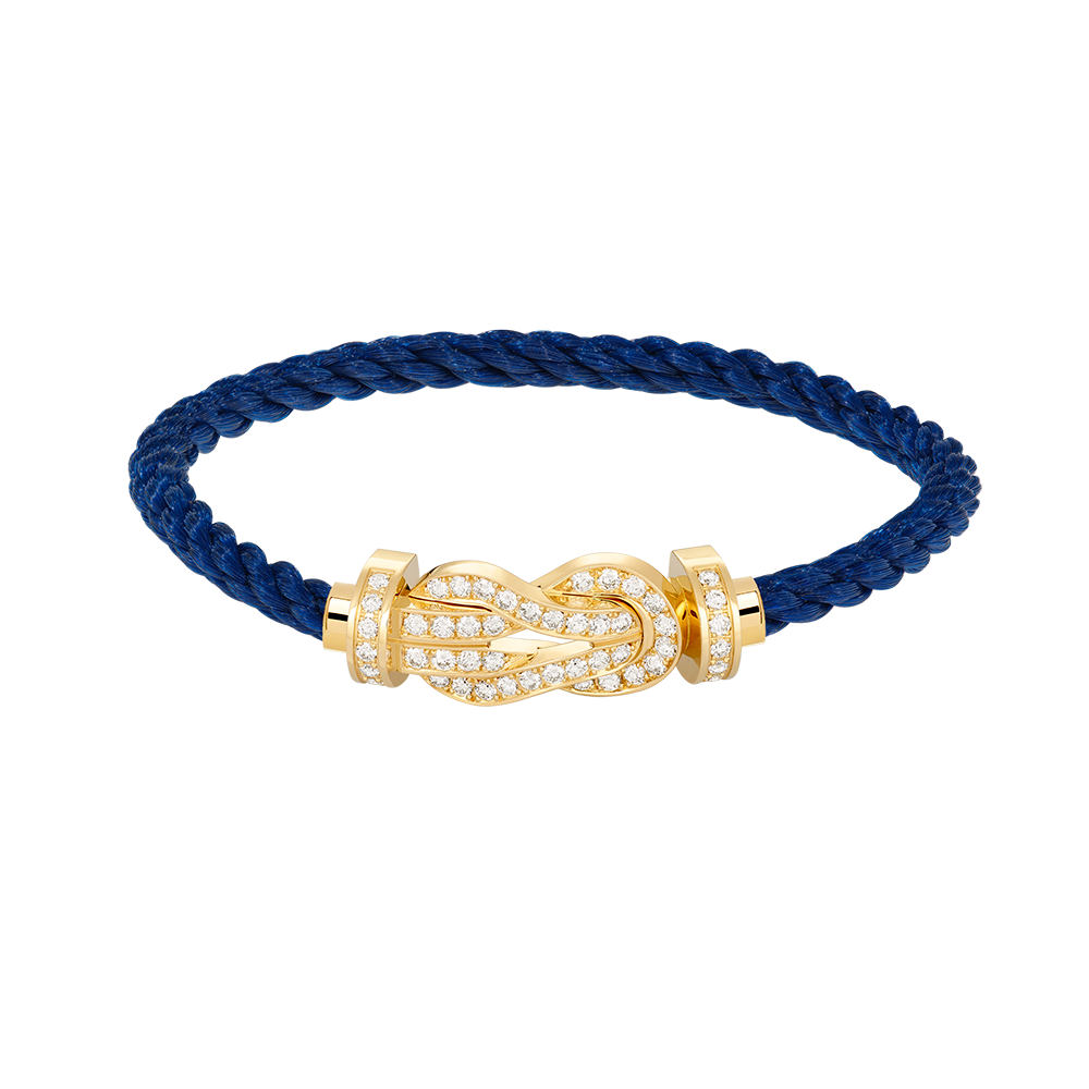 [⭐Hevara Jewelry]CHANCE LARGE 8 FIGURE BUCKLE FULLDIAMOND BRACELET GOLD