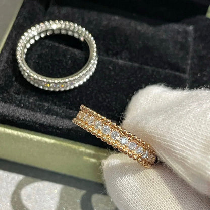 [⭐Hevara Jewelry]PERLEE DIAMOND ROSE GOLD RING