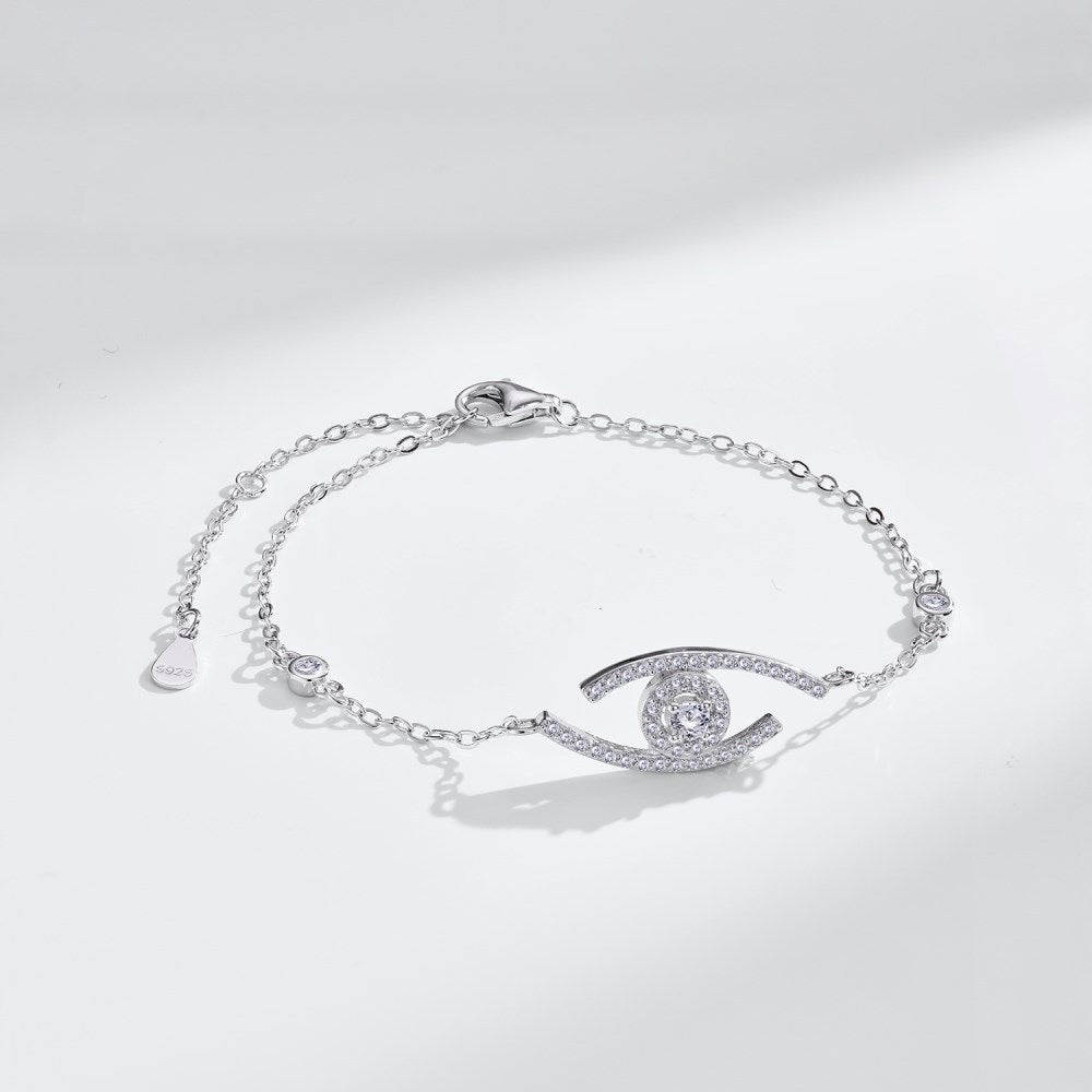 [⭐Hevara Jewelry]Demo Eye Pave-Set Diamond Bracelet
