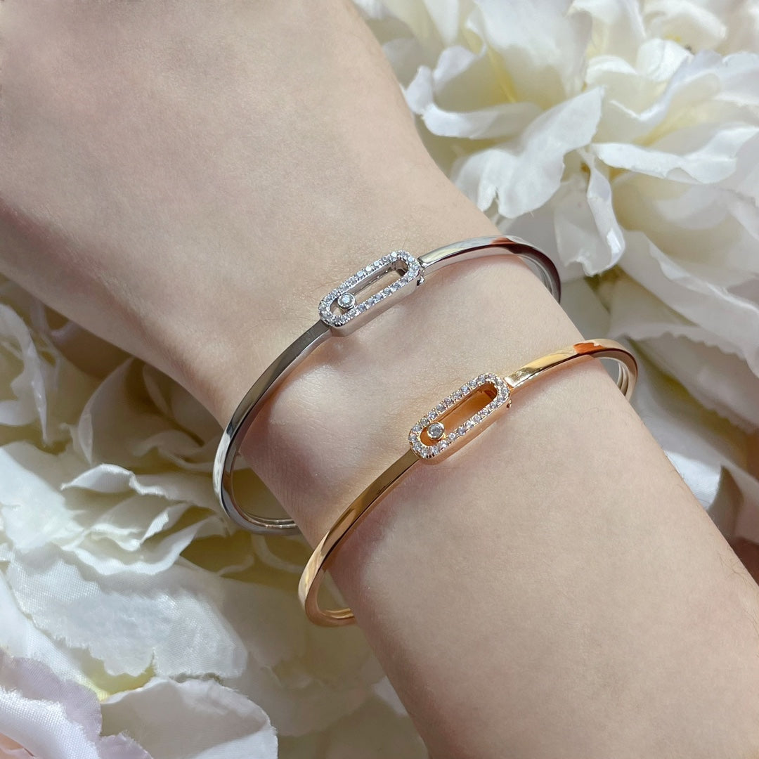 [⭐Hevara Jewelry]Move Uno pavé flex bangle medium
