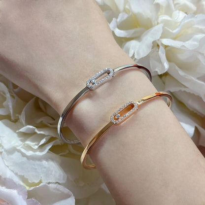 [⭐Hevara Jewelry]Move Uno pavé flex bangle medium