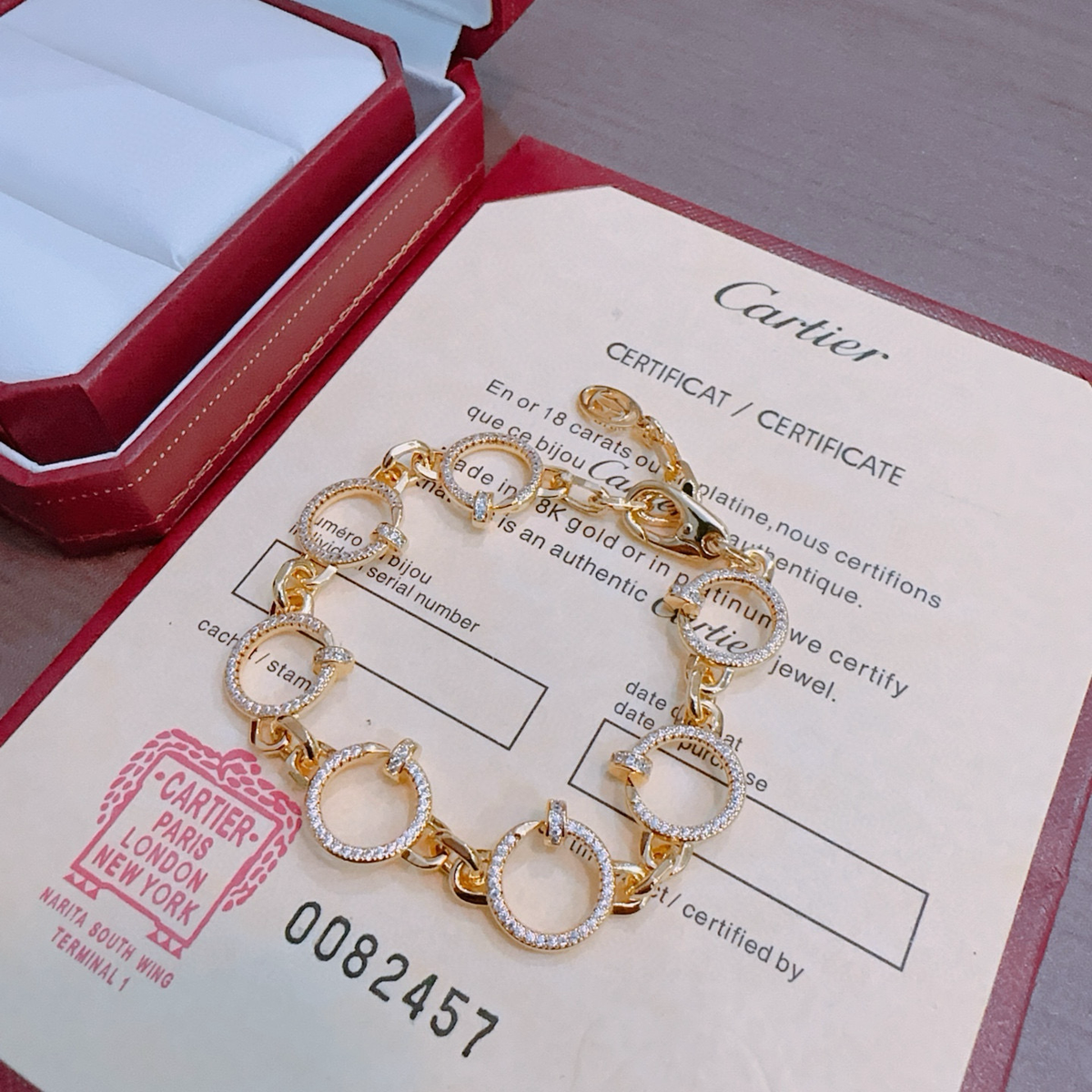[⭐Hevara Jewelry Jewelry] LOVE&JUSTE BRACELET DIAMONDS