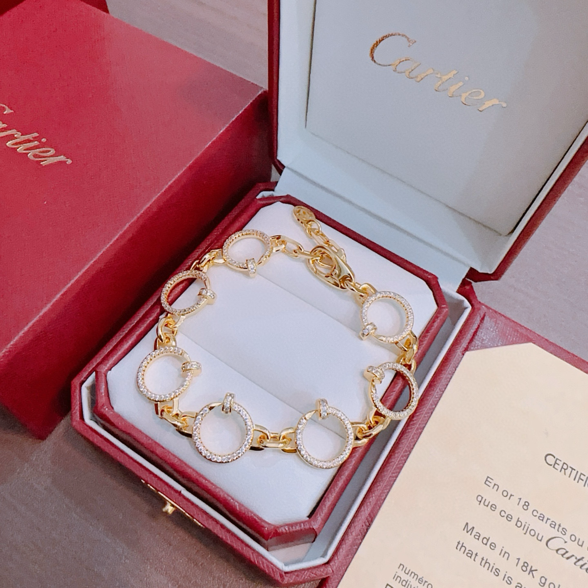[⭐Hevara Jewelry Jewelry] LOVE&JUSTE BRACELET DIAMONDS