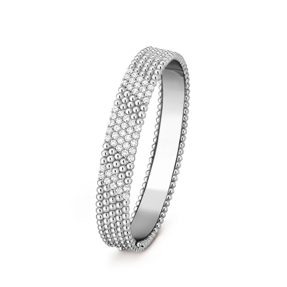 [⭐Hevara Jewelry]  FIVE-ROW DIAMOND BRACELET
