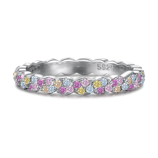 [Hevara Jewelry]Dainty Ebullient Round Cut Daily Ring