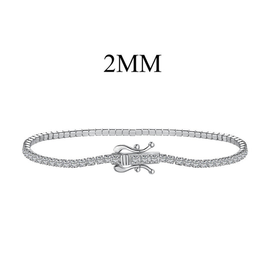 [Hevara Jewelry]Radiant Colorful Round Cut Party Bracelet