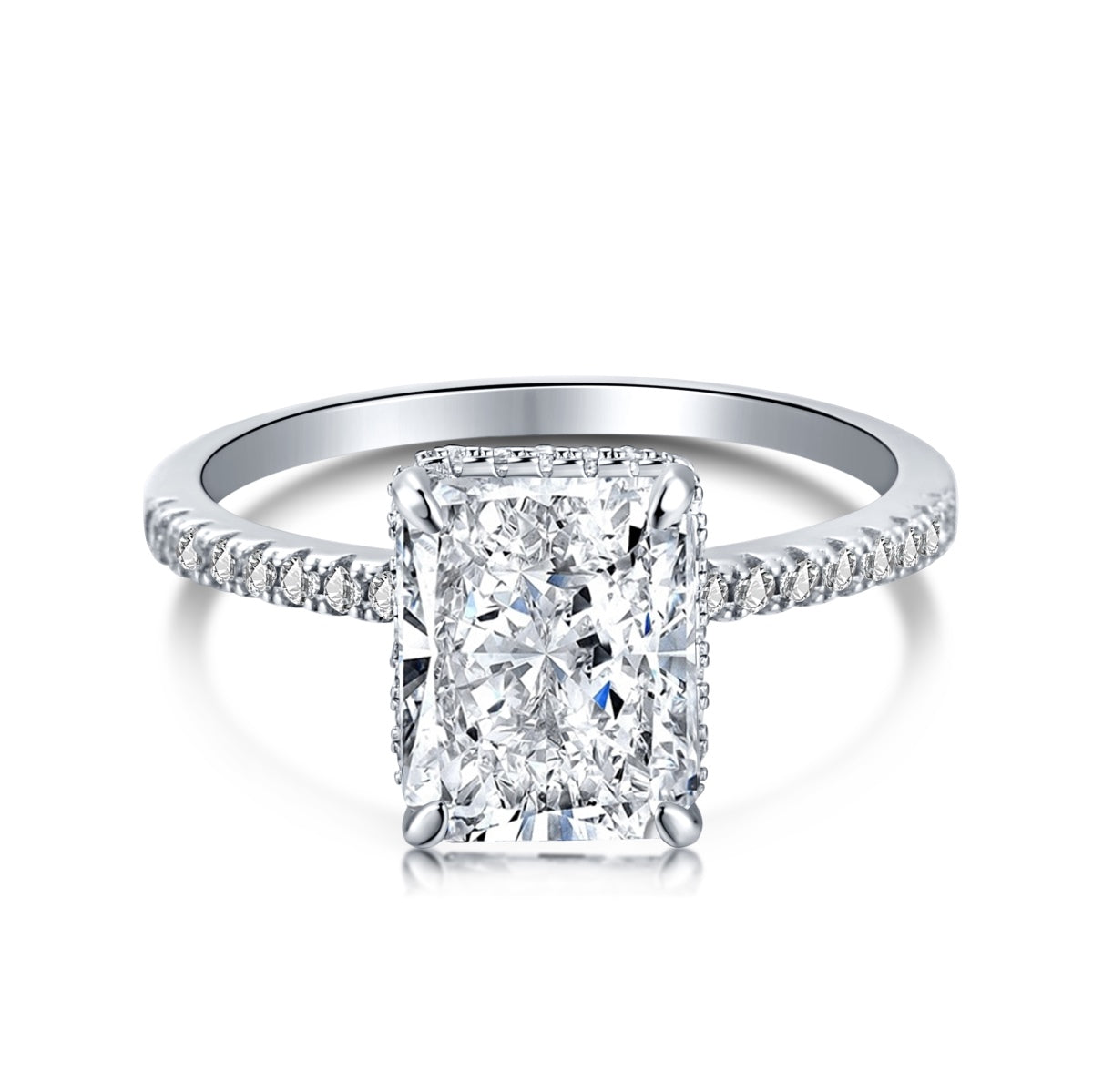 [Hevara Jewelry]4.0 Carat Luxurious Engagement Ring