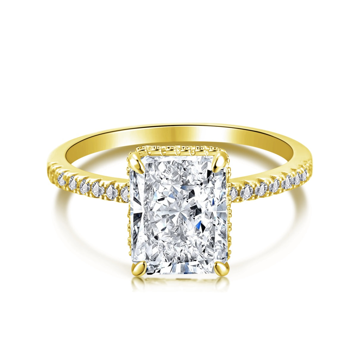 [Hevara Jewelry]4.0 Carat Luxurious Engagement Ring