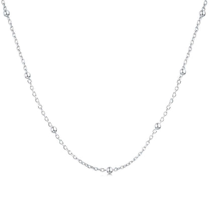 [Hevara Jewelry]Small Bead Clavicle Chain Simple Necklace