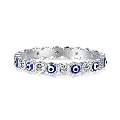 [Hevara Jewelry]Sparkling Vibrant Round Shape Daily Ring