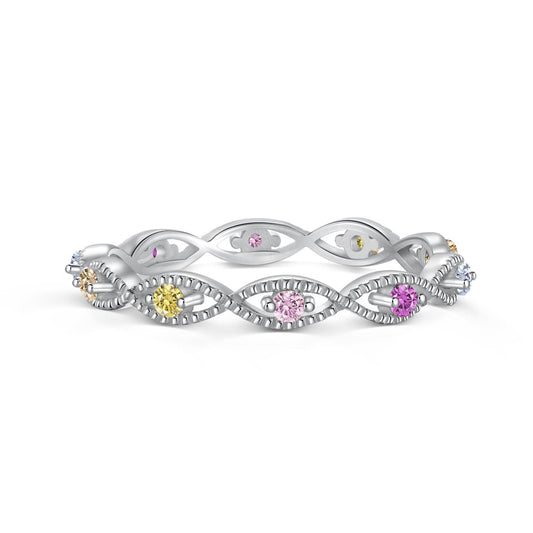 [Hevara Jewelry]Elegant Energetic Round Cut Daily Ring